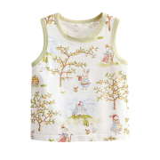 JESMARY - Áo ba lỗ màu xanh xinh xắn cho bé gái